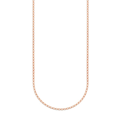 Halskette Ankerkette 925 Silber verstellbar 40cm 42cm 45cm#oberflache_rosevergoldet